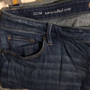 🖤LOFT curvy cropped jeans